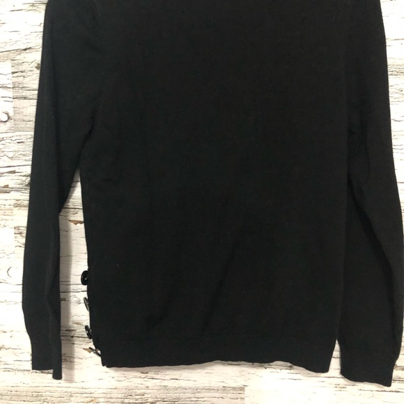 Alison Sheri faux wrap faux layered top - Picture 2 of 4